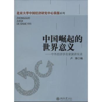 中国崛起的世界意义：中外经济学名家演讲实录