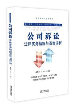 公司诉讼法律实务精解与百案评析+2
