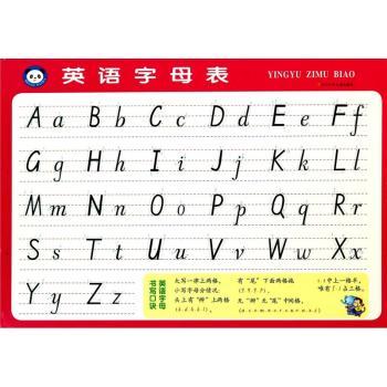 英语字母表+1