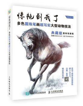 惊艳到我了:多色圆珠笔画超写实大型动物技法+2
