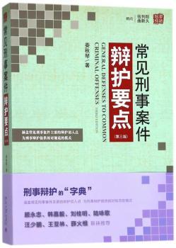 常见刑事案件辩护要点+2