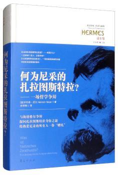 何为尼采的扎拉图斯特拉？:一场哲学争辩:Eine Philosophische Auseinandersetzung