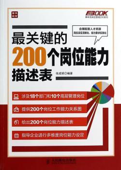 200个岗位能力描述表