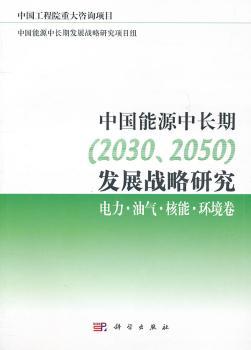 中国能源中长期(2030、2050)发展战略研究：电力·油气·核能·环境卷