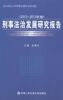 刑事法治发展研究报告-(2012-2013年卷)