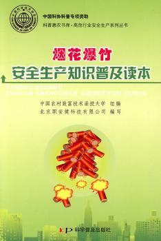科普惠农书库?高危行业安全生产系列丛书--烟花爆竹安全生产知识普及读本