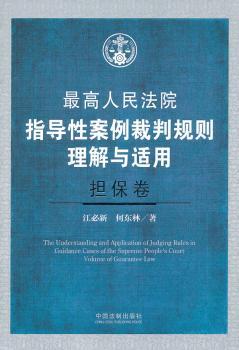 担保卷-法院指导性案例裁判规则理解与适用
