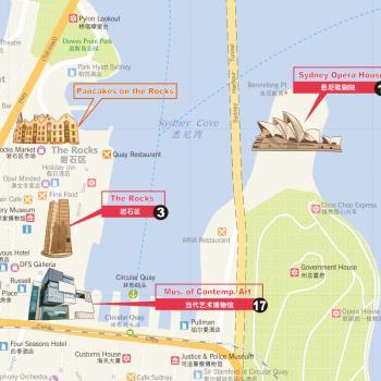 悉尼旅游地图